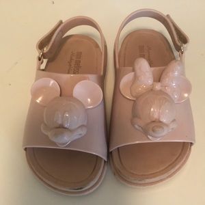 Mini Melissa Mickey & Minnie Mouse sandals
